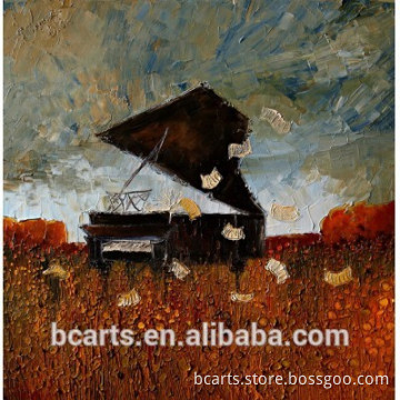 High quality still life handmade abstract piano painting on canvas